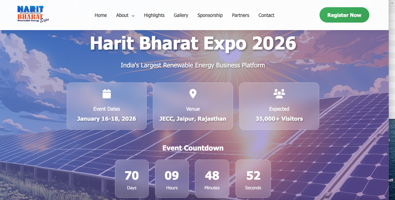 HARIT BHARAT EXPO 2025-2026 Jaipur / Jodhpur